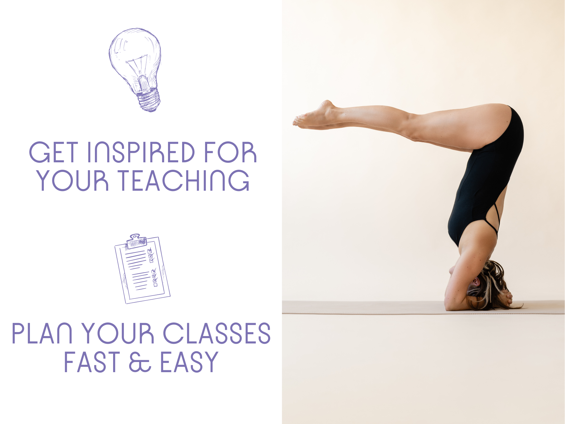 Get inspired for your yoga practice. Use the Yoga Flow Stickers to plan your classes effortlessly.