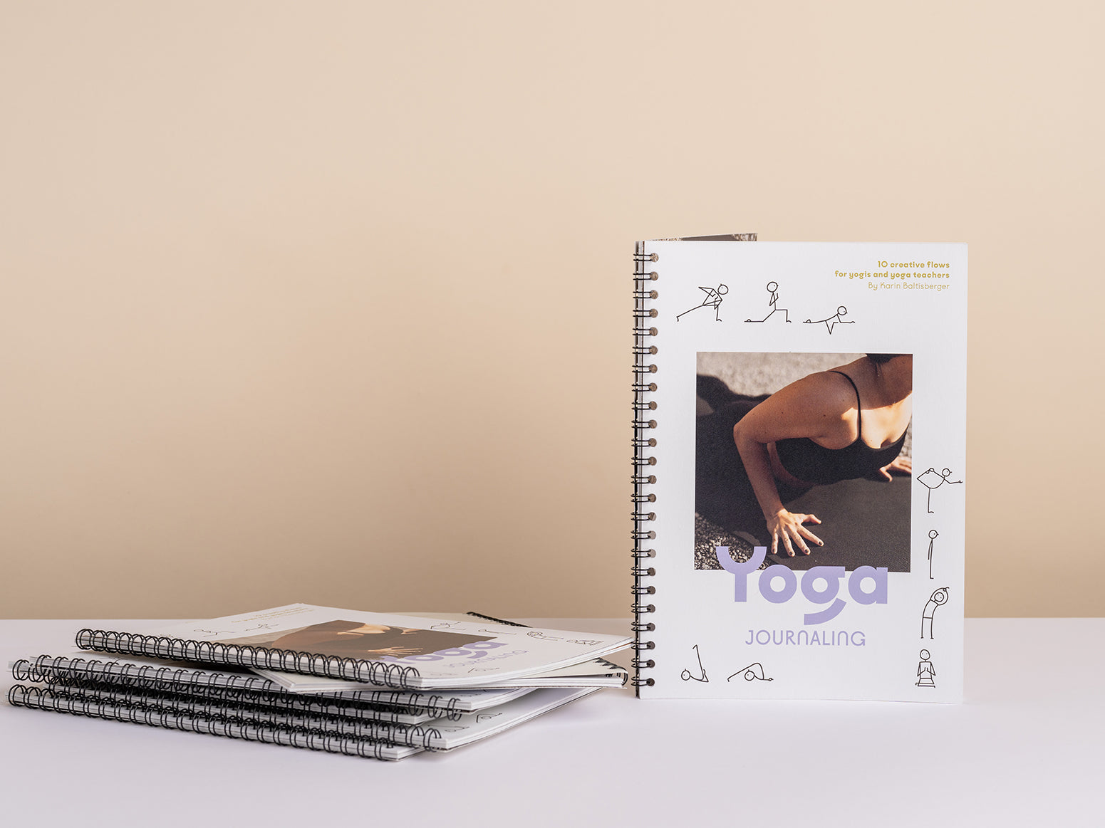 Yoga teacher can use the Stick Figure Booklet for class planning and inspiration