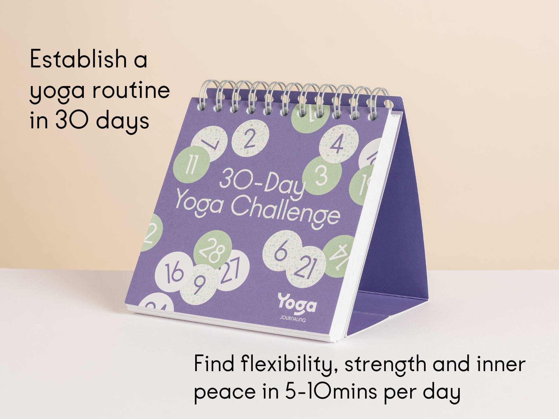 Daily yoga sequence from the 30 Day Yoga Challenge featuring simple yoga stick figures for easy home practice

