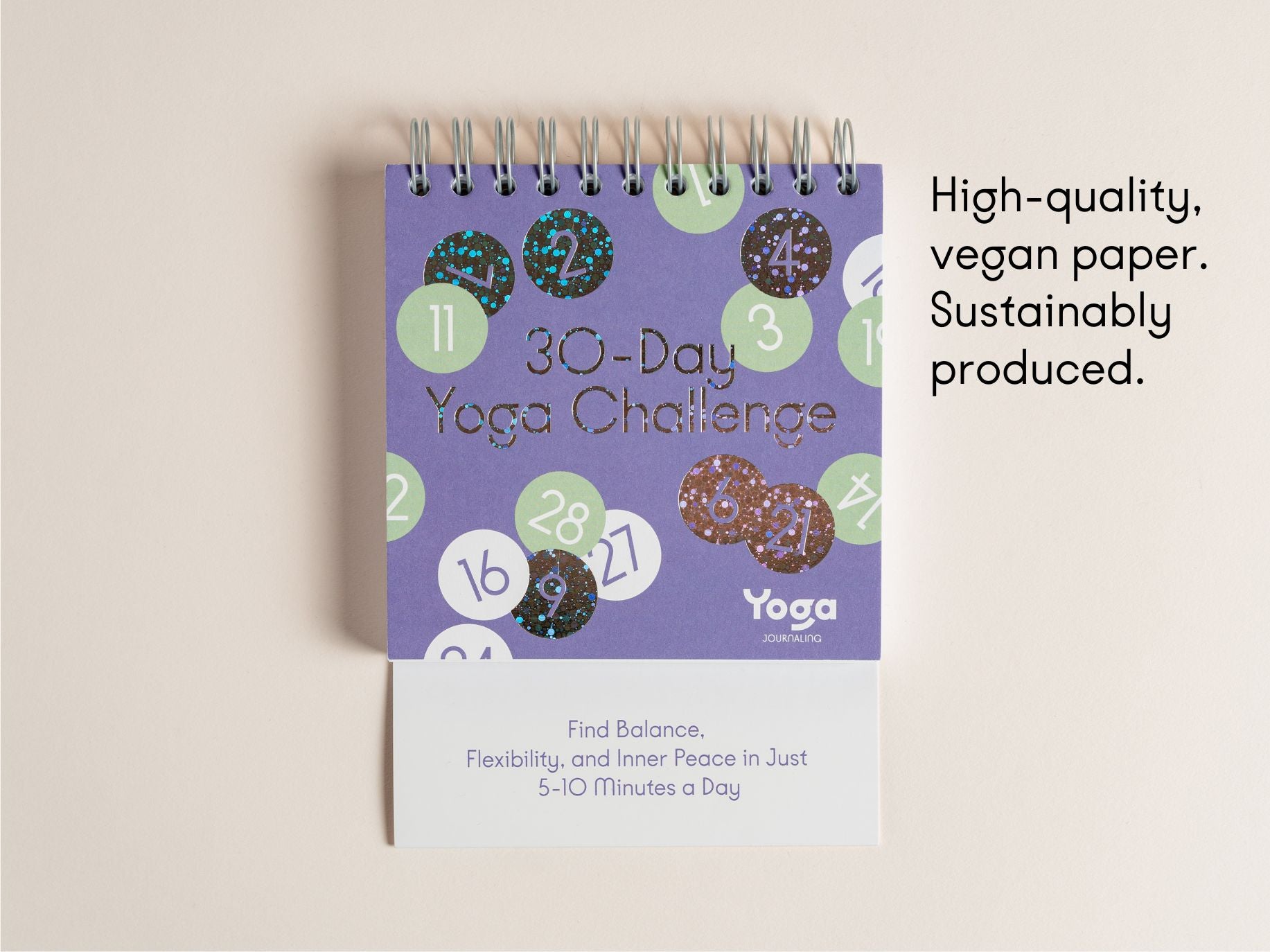Beginner-friendly 30 Day Yoga Challenge using playful yoga stick figures for easy yoga at home

